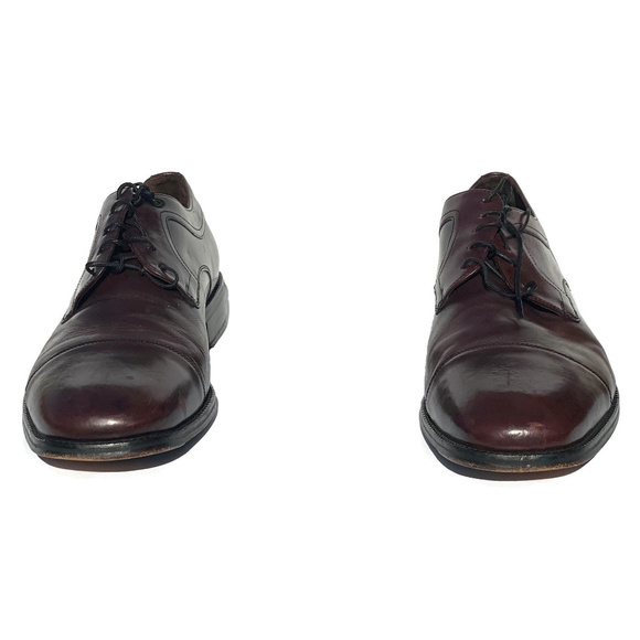 Cole Haan City Mens Cap Toe Brown Leather Oxford